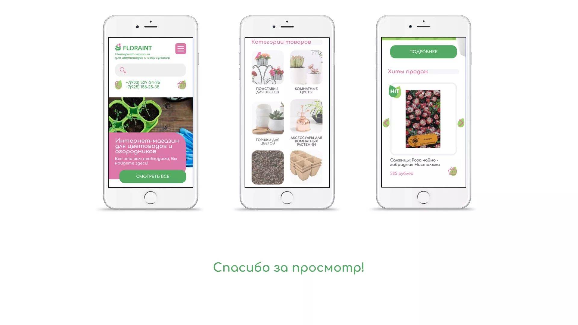 Создание логотипа и интернет-магазина «FLORAINT» в Новоаннинском