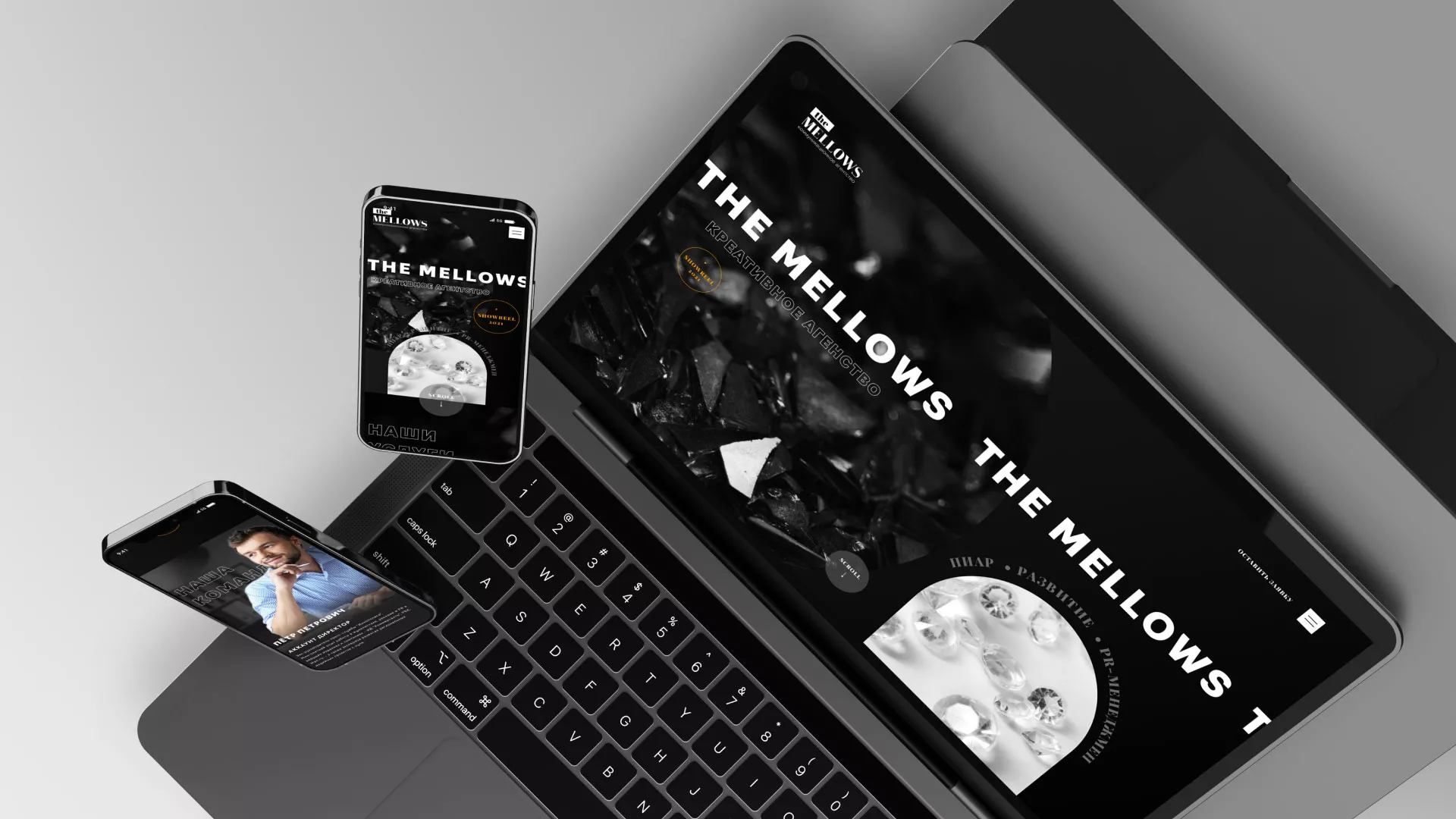 Разработка сайта креативного агентства «The Mellows» в Новоаннинском
