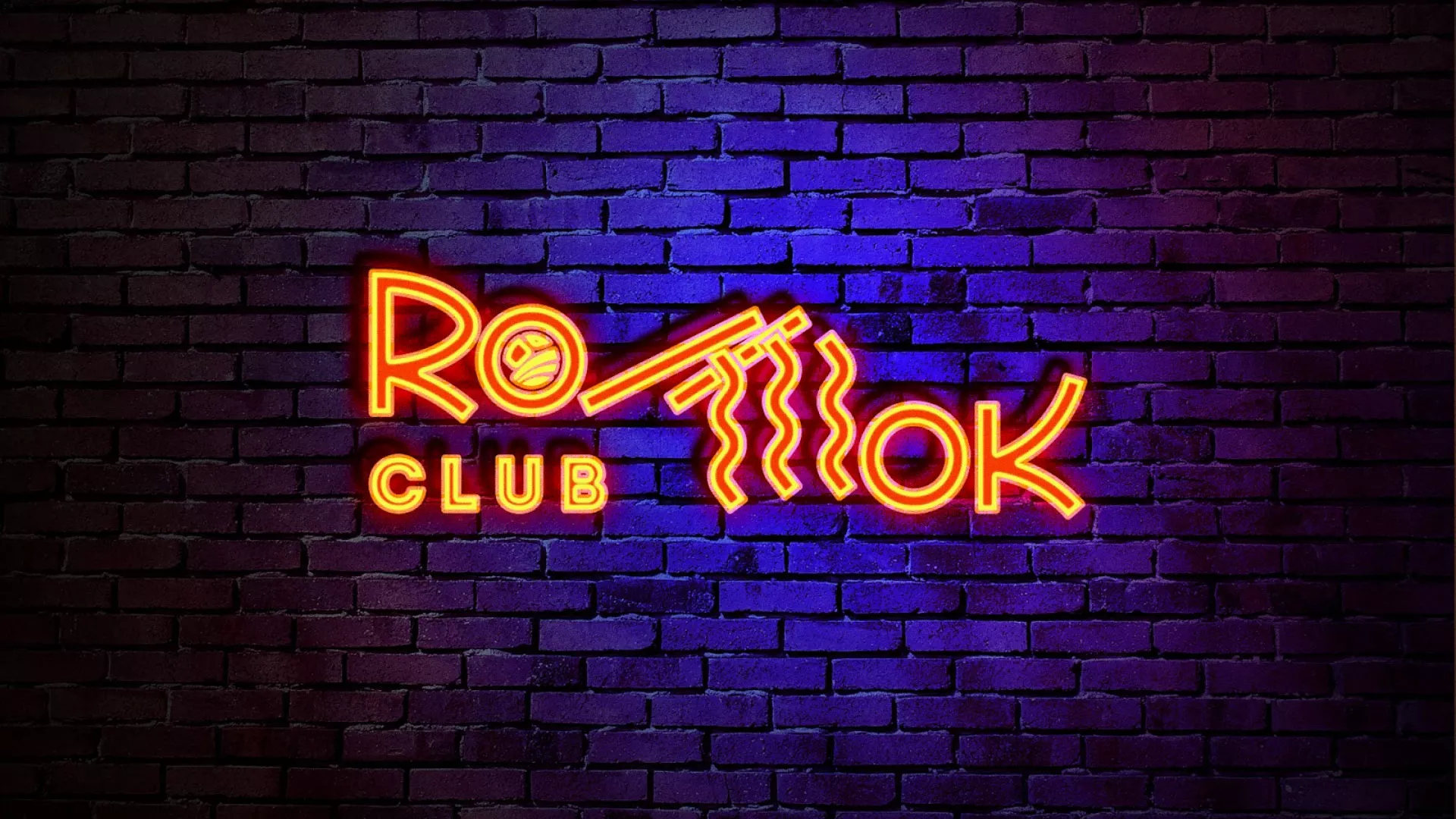 Разработка интерьерной вывески суши-бара «Roll Wok Club» в Новоаннинском